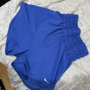 Purple Nike super high waisted shorts